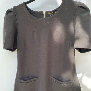 Jaanuu Gold Colored Back Zipper M